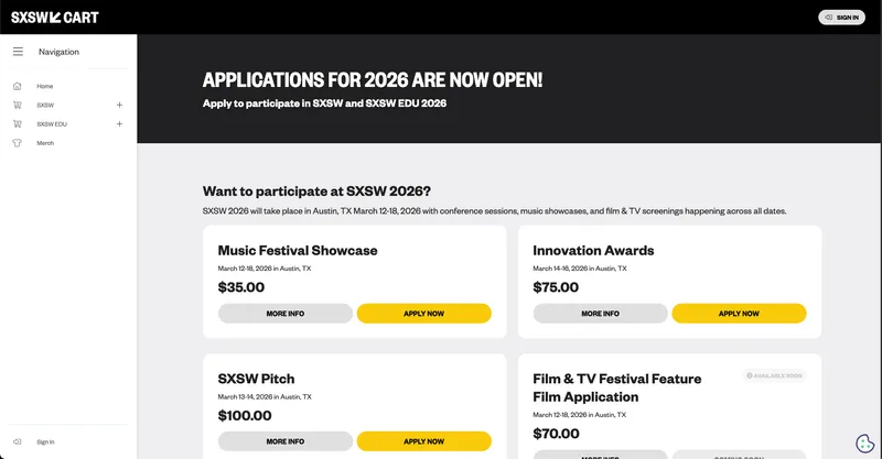 SXSW Cart