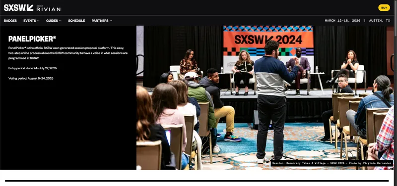 SXSW PanelPicker
